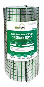 Подложка для теплого пола с разметкой ISOHOME ПЛ 2 мм (1,2*25м) 30 м2