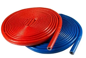 Изоляция трубная Isodom Termo SP ППИ 22/4 ⌀22мм 1/2" (11м×24шт) 264мп синяя/красная